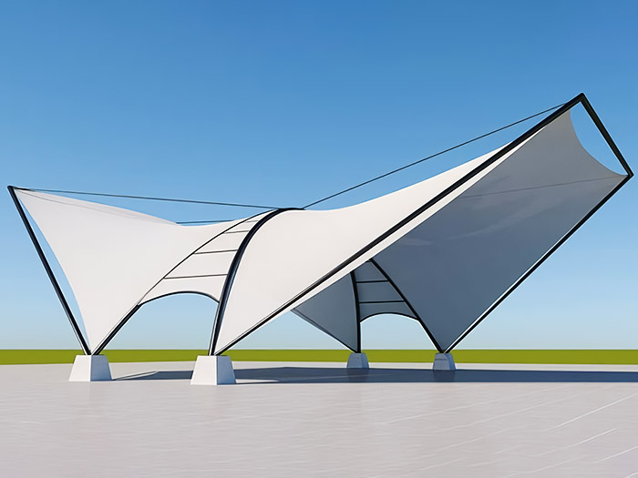 What is a tensile membrane structure?