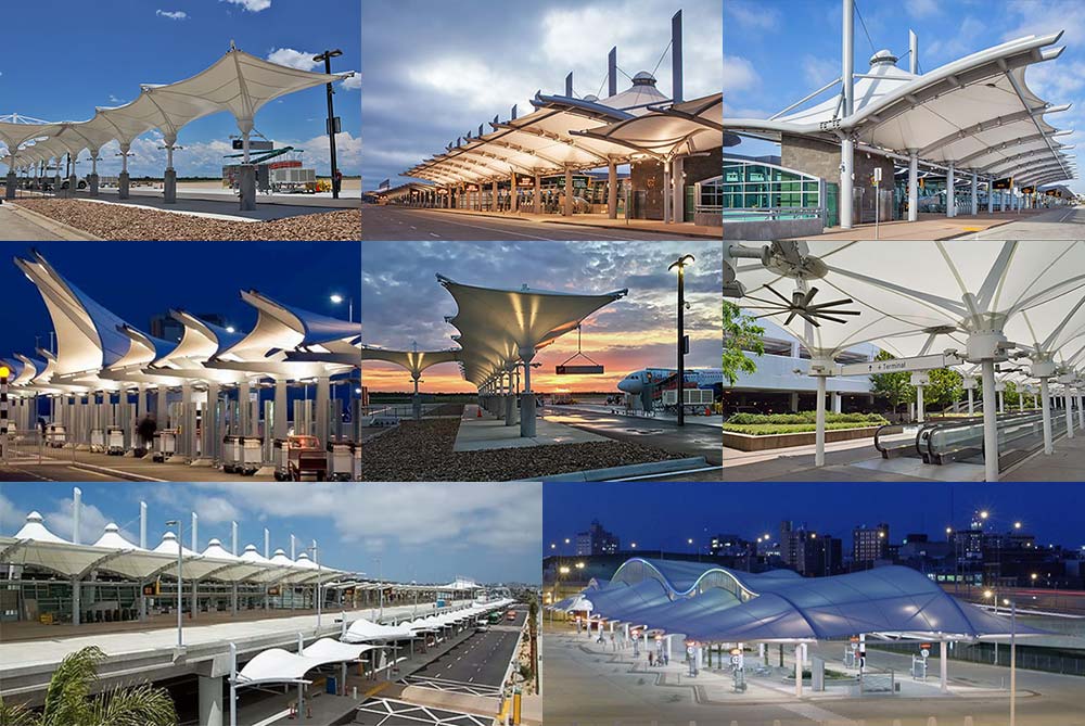 airport tensile fabric buildings